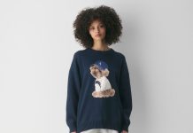 爆款泰迪!【折后$76.8 包邮】Aritzia Sunday Best Cotton Charm™ 小狗提花圆领毛衣