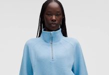 新色下折!【折后$99 包邮】Lululemon Scuba 华夫格半拉链卫衣