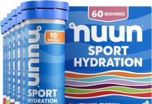 划算!【折后$13.15 Prime包邮】Nuun Sport 电解质泡腾片 混合口味6盒共60片
