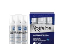 【折后$29.98 Prime包邮】Rogaine 男士5%米诺地尔生发泡沫 3个月装