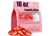 【折后$17.54 Prime包邮】冻干草莓片 16oz