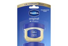 【折后$3.89 Prime包邮】Vaseline 凡士林润唇膏 0.5oz×2罐