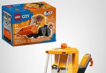 【折后$7.19 Prime包邮】LEGO City Rides 乐高城市系列工程装载机玩具