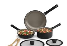 【折后$24.99 Prime包邮】bella 不粘锅具 7件套!