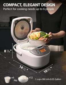 折后$109.98 包邮】Toshiba 东芝6杯智能电饭锅| 剁手