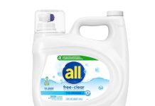【折后$11.16 Prime包邮】all free clear 无香无染敏感肌洗衣液 118oz