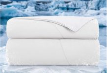 【折后$22.99 Prime包邮】 双面凉感天然蚕丝夏凉被90″x90″