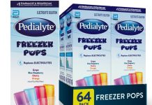 【折后$11.37 Prime包邮】Pedialyte 混合口味电解质补水冰棒64支装
