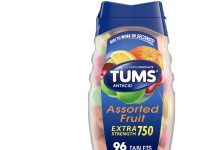 家中常备!【折后$3.29 Prime包邮】Tums 胃酸缓解咀嚼片 96粒!