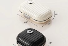 【折后$6.99 Prime包邮】便携折叠防水分装药盒 2个装