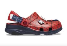 C8/C9捡漏!【折后$26.99 Prime包邮】Crocs 漫威蜘蛛侠儿童洞洞鞋