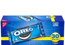 【折后$7.43 Prime包邮】OREO 奥利奥夹心巧克力饼干 独立小包装30包