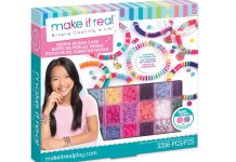 【折后$9.99 Prime包邮】Make It Real 串珠手链补充装带收纳盒 3356件套