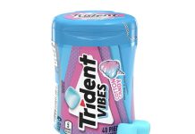 【折后$2.62 Prime包邮】Trident Vibes 无糖口香糖 棉花糖风味 40粒!