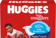 【折后$18.98 Prime包邮】Huggies Little Snugglers 婴儿纸尿裤 3号76片装