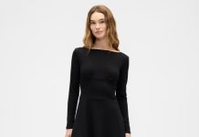 【折后$7.12 包邮】GAP 一字领连衣裙!