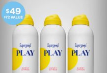 防水防汗不油腻!【折后$49 包邮】Supergoop! Play 柑橘抗氧化防晒喷雾 3盒装
