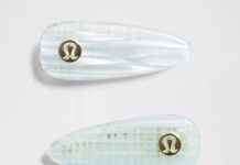 补货!【折后$14 包邮】Lululemon Alligator 发夹2件套