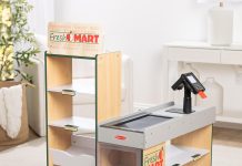 史低!【折后$75 包邮】Melissa & Doug 儿童木质收银台超市购物玩具