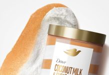 【折后$3.9 Prime包邮】Dove 椰子荔枝砂糖身体磨砂膏 15OZ!