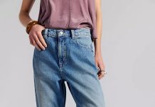 裤型真好看!【折后$37.46】Free People We The Free Tinsley 高腰宽松牛仔裤 多色选