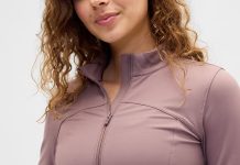 【折后$16.59 包邮】GapFit 女士立领拉链运动外套