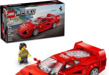 【折后$21.99 Prime包邮】LEGO Speed Champions 乐高法拉利F40超级跑车积木