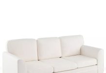 【折后$245.99 包邮】SUGIFT 泰迪绒三人布艺沙发