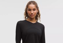 半价新低!【折后$39 包邮】Lululemon Swiftly Open-Hole V领长袖运动T恤 3色选