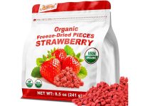 两种折扣一起拿!【折后$12.79 Prime包邮】有机冻干草莓碎 9oz