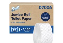 【折后$24.94】Scott 商业机超大卷卫生纸 12卷!