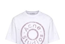 36折!【折后$148】Acne Studios Logo 男女同款印花T恤