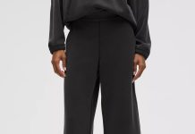 半价!【折后$59 包邮】Lululemon Softstreme 高腰阔腿九分裤 多色选