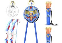 【折后$11.63 Prime包邮】儿童弓箭双人游戏套装!
