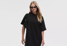 【折后$49 包邮】lululemon Scuba 棉质针织T恤连衣裙 3色选