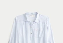 【折后$29.96】Hollister Abercrombie Easy Popover 纯棉纱布衬衫 多色选