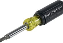 【折后$8.98 Prime包邮】Klein Tools 5合1多功能螺丝刀套装带螺母批