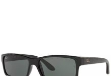 半价!【折后$75.99 包邮】Ray-Ban RB4151 经典矩形太阳镜
