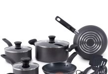 这套太值了!【折后$79.99 包邮】T-fal Initiatives 不粘锅具18件套装
