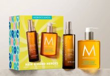 变相免费送洗手液!【折后$35 包邮】Moroccanoil 摩洛哥发油喷雾100ml+洗手液360ml 套装