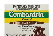 小编家常备!大人小孩都能吃!【折后$15 Prime包邮】Combantrin 澳洲原装进口巧克力驱虫片 24粒装