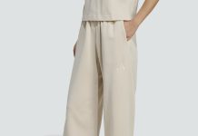 自由洒脱!【折后$22.4 包邮】adidas ALL SZN 女士时尚阔腿裤!