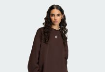 【折后$17.6 包邮】adidas Essentials 女款抓绒宽松卫衣