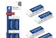 【折后$2.99 Prime包邮】STAEDTLER 橡皮擦 四块!