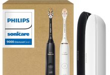 史低!【折后$199.96 包邮】Philips Sonicare DiamondClean 9000电动牙刷2支装