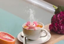 【折后$6.28 Prime包邮】Genuine Fred Relaxolotl 萌趣六角恐龙可重复使用硅胶泡茶器