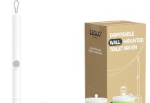 【折后$7.99 Prime包邮】壁挂式一次性马桶刷+24个替换刷头