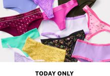 免费领取内裤一条仅限今日❗️Victoria’s Secret 维密内裤10条仅$40!可混搭!