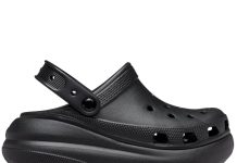 两双再额外85折!【折后$35.99 包邮】Crocs Crush Platform 成人厚底洞洞鞋 两色选