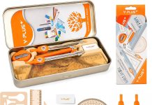 【折后$5.99 Prime包邮】学生几何工具11件套